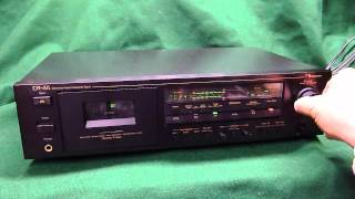 NAKAMICHI CR4A CASSETTE DECK PERFORMANCE TEST [upl. by Omle]