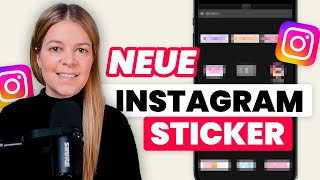 Instagram Update 🤩 kennst du schon die neuen Sticker in der Insta App [upl. by Holcman122]