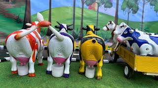 Wow‼️PROSES PERA5 SUSU SAPI SIMULASI PERA5 SUSU SAPI COW MILK COW CARTOONHewantoysofficial [upl. by Ainslie]