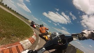 Onboard Vespa Race HD  Challenge Scootentole ESC 2014  C32  K2  Race 1 [upl. by Enialb]