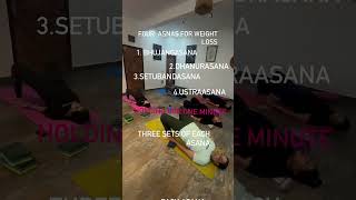 Weight loss Asanasyoutubeshorts motivation practiceyoga yogaexercises trendingreels yoga [upl. by Aicnom423]