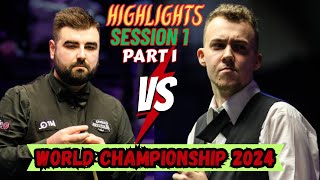 Andres Petrov vs Jamie Clarke  World Championship Snooker 2024  Session 1  Part 1 [upl. by Oemor245]