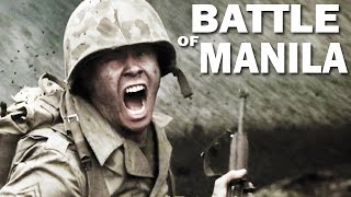 Battle of Manila  1945  Liberation of the Philippines by the US Army  Documentary [upl. by Anaujd637]