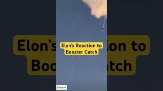 Elon reacts to Starship Booster returning to the tower elonmusk starship spacex [upl. by Ellebana]