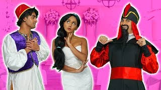 SHOULD JASMINE MARRY ALADDIN or JAFAR After a Spell Which Disney Princess will Save Her 2019 [upl. by Ecaidnac227]