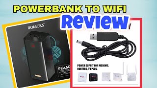 WIFI TO POWERBANK ROUTERCABLE PLDT HOME amp GLOBETP LINK CONVERGEUPS [upl. by Heringer]