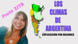 CLIMA DE LA REPUBLICA ARGENTINA  PROFE ZITA [upl. by Rabaj]