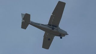 Cessna 172S Skyhawk SP N108HF landing at Brookhaven Calabro Airport [upl. by Vocaay]