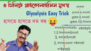 গ্লাইকোলাইসিস মনে রাখার উপায়। Glycolysis Cycle Trick in Bengali । Glycolysis Steps Class 11 । [upl. by Anicul73]