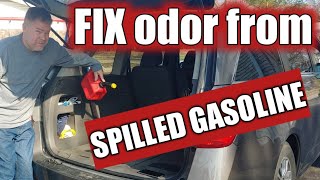 Fix ODOR from spilled GASOLINE or PETROL [upl. by Lebam853]