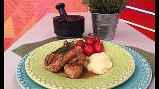 Bifes de frango com molho de café  Praça da Alegria  RTP [upl. by Tamar871]