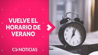 VUELVE EL HORARIO DE VERANO ¿Cuándo se debe realizar el cambio de hora en Chile [upl. by Utta461]