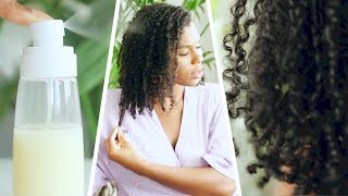 DIY Leave In Conditioner Spray For DRY NATURAL HAIR [upl. by Gent]