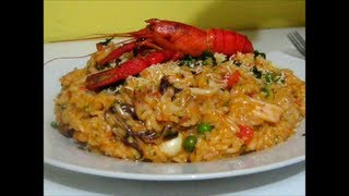 Arroz con mariscos [upl. by Elleirol]