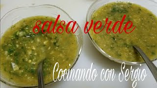 Salsa Verde Salsa Verde Mexicana [upl. by Samara]