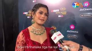 Kritika Malik First Interview After Big boss kritikamalik jiocinema armanmalik payalmalik [upl. by Akinyt]