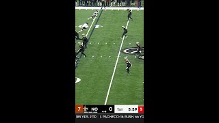 Paulson Adebo with an Interception vs Bears [upl. by Hackathorn]