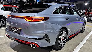 Kia Proceed GT 2023 16 TGDI 204KM 7DCT wersja GTPRETECAEBPNS  kolor Lunar Silver  4K [upl. by Leribag]