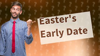 Why is Easter so early this year Catholic [upl. by Quincey595]