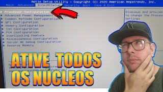 COMO ATIVAR TODOS OS NÚCLEOS DOS PROCESSADORES XEON V3 E V4 [upl. by Sibley825]