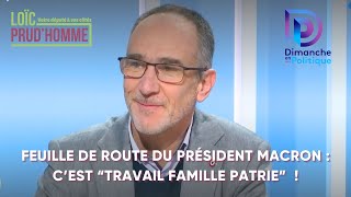 Discours de Macron  cest quotTravail Famille Patriequot  Dimanche en politique [upl. by Anairt]