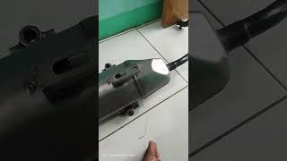 Honda click stock pipe Ratlook DIY [upl. by Conte870]