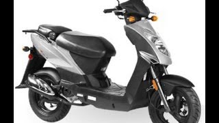 KYMCO AGILITY 50 4T Silver 49CC Scooter [upl. by Antonetta]