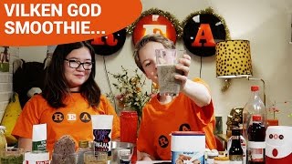 Smoothie Challenge – Lova får en saltig smoothie  REAvloggen [upl. by Ayeka]