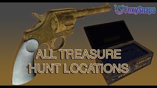 GTA 5 GUIDE ALL 20 LOCATIONS FOR THE RDR2 DOUBLEACTION REVOLVER TREASURE HUNT GTA ONLINE [upl. by Petunia42]