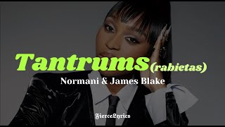 Normani amp James Blake  Tantrums  ESPAÑOL  LYRICS [upl. by Kreg427]