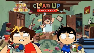 Victor and Valentino Clean Up Challenge  Make Grandma Chata Happy By Cleaning Up CN Games [upl. by Aserej]