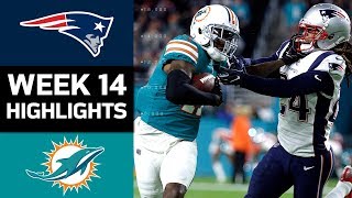 Patriots vs Dolphins  NFL Week 14 Game Highlights [upl. by Tedi]