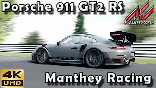 Assetto Corsa  Porsche 911 GT2 RS Manthey Racing Nordschleife  DOWNLOAD  4K 60 FPS [upl. by Wrench36]