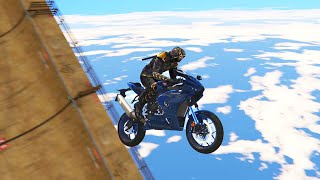 VeryNuclears Deleted Clip from quotQUADRILLIONAIRE SUPERBIKES vs MEGA RAMP in GTA Vquot shorts GTA 5 [upl. by Ialocin246]