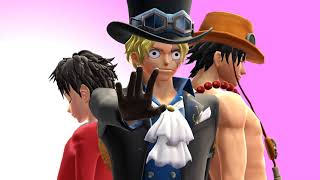 One Piece  I wanna party MMD [upl. by Idnahk713]