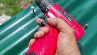 mitsushi cordless drill tested na s work sa bubong [upl. by Efal8]