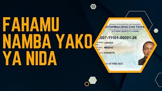 JINSI YA KUPATA NAMBA YA NIDA 2023 [upl. by Onit]