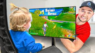 My SON Controls My Fortnite Game [upl. by Nels]