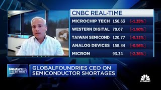 GlobalFoundries CEO Tom Caulfield on White House semiconductor summit [upl. by Ardnasirhc8]