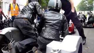 BSA M20 Gespann  Hamburger StadtparkRevival 2014 [upl. by Yggep585]