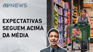 Mercado eleva projeção da inflação de 412 para 420 Alan Ghani comenta [upl. by Tnirb680]