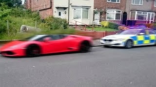 Le policier pensait pouvoir arrêter la Lamborghini ᗒ ͟ʖᗕ [upl. by Thema511]