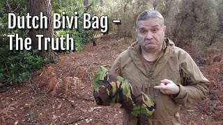 Dutch Army Bivi The Truth About Hooped Bivi Bags [upl. by Nywrad]