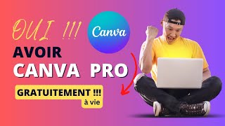 🔥 Comment Obtenir CANVA PRO Gratuitement en 2024  Astuces et Méthodes Légitimes canvaprofree [upl. by Ayikal759]