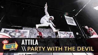 Attila  Party With The Devil Live 2015 Vans Warped Tour [upl. by Odyssey]