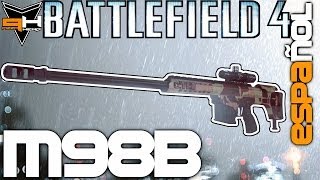 M98B Reseña Battlefield 4 Guía de Armas  PizzaHead  Battlefield 4 Gameplay  Español  HD [upl. by Arahahs842]