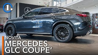 Mercedes GLC Coupé 2023  Il nuovo SUV coupé premium DAL VIVO [upl. by Stovall]