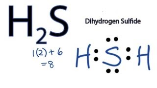 H2S Lewis Structure  How to Draw the Dot Structure for H2S [upl. by Marinelli447]