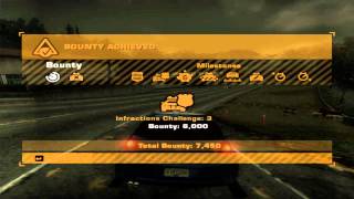 Need For Speed Most Wanted 2005  Milestone Events  Taz 14 [upl. by Llertnad]