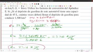 Rendimiento de un auto  Convertir unidades de medida desde el sistema Británico al SI [upl. by Tandi]